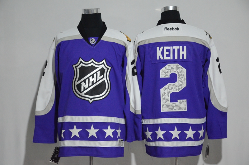 2017 NHL Chicago Blackhawks #2 Keith blue All Star jerseys->->NHL Jersey